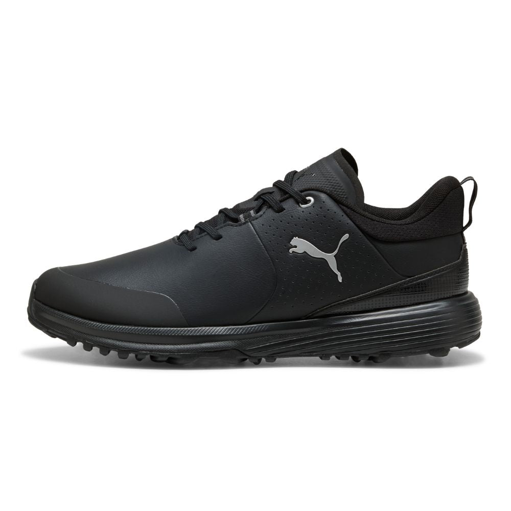 PUMA Fusion Grip ST Spiked Golf Shoes 2026 - Black / Silver / Black Black / Silver / Black 7