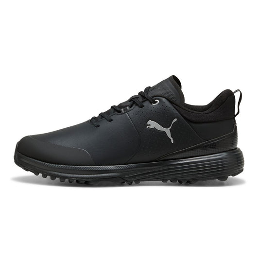 PUMA Fusion Grip ST Spiked Golf Shoes 2026 - Black / Silver / Black Black / Silver / Black 7