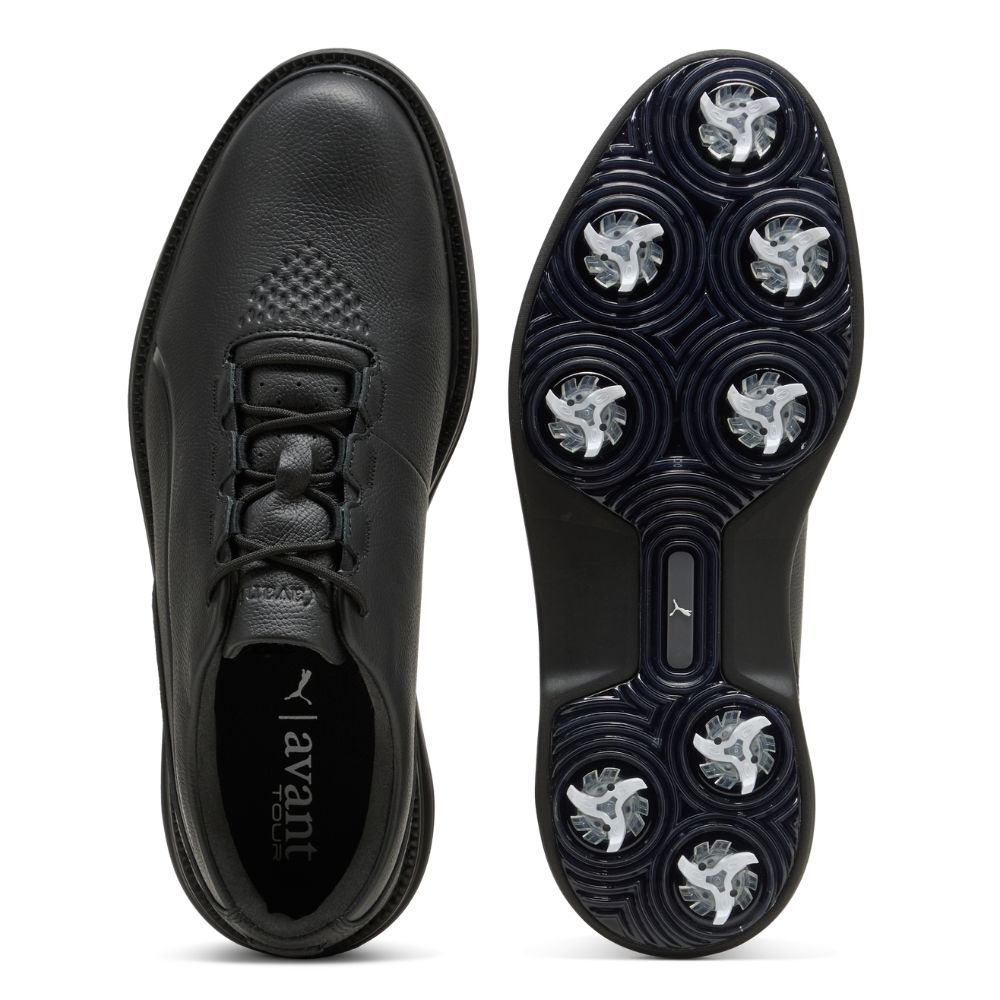PUMA Avant Tour Spiked Golf Shoes 2026 - Black / Slate Sky