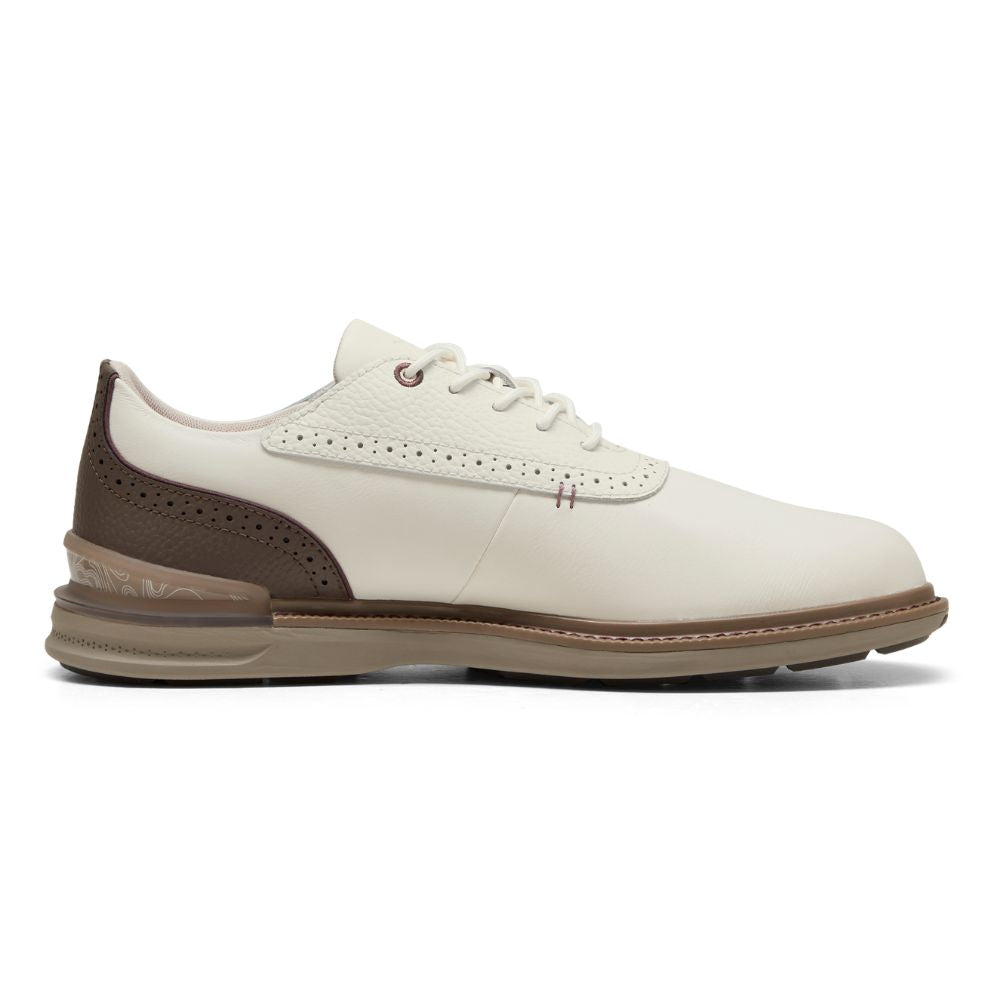 PUMA Avant 2.0 Spikeless Golf Shoes 2026 - Warm White / Mouse Grey / Totally Taupe