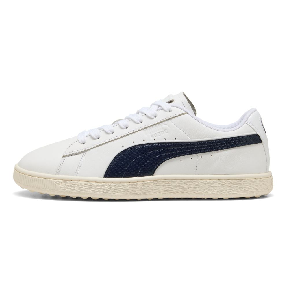 PUMA Golf Suede G 2026 - White/Deep Navy / Warm White