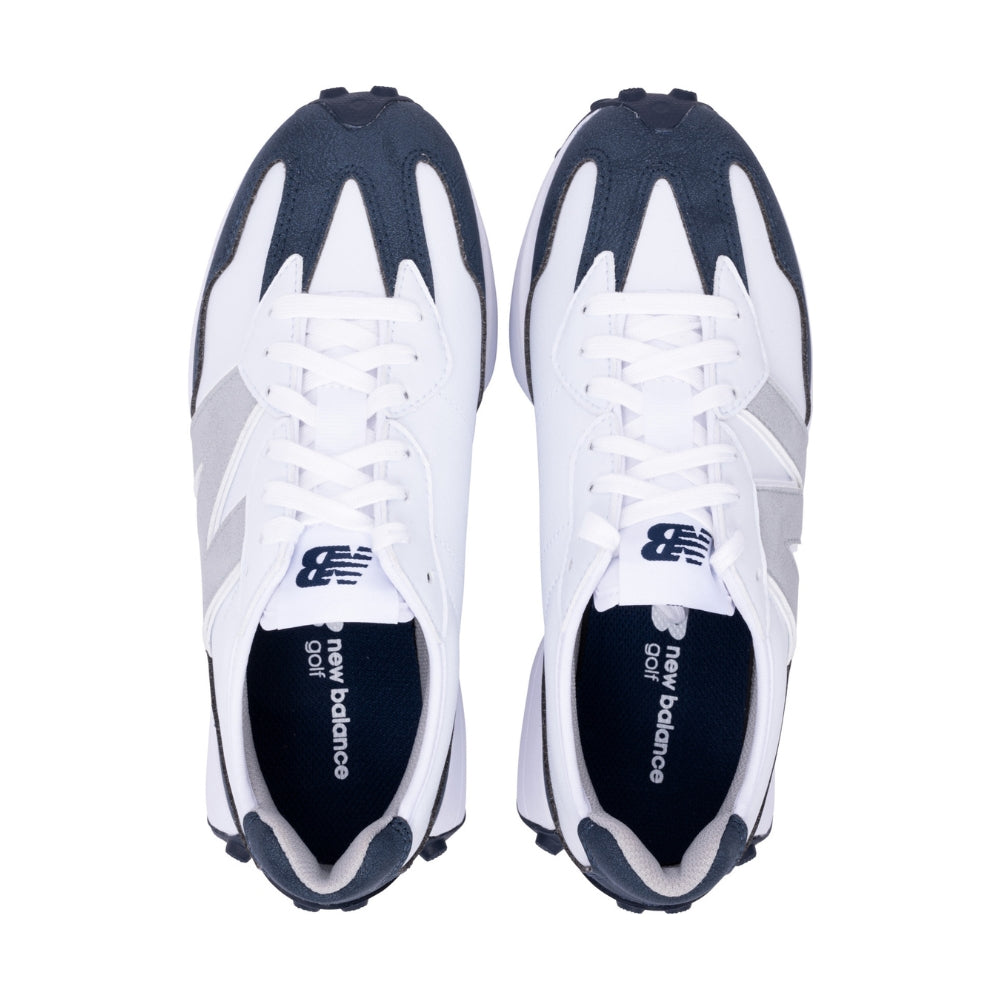 New Balance 327 SL Ladies Spikeless Golf Shoes 2025 - White / Navy   