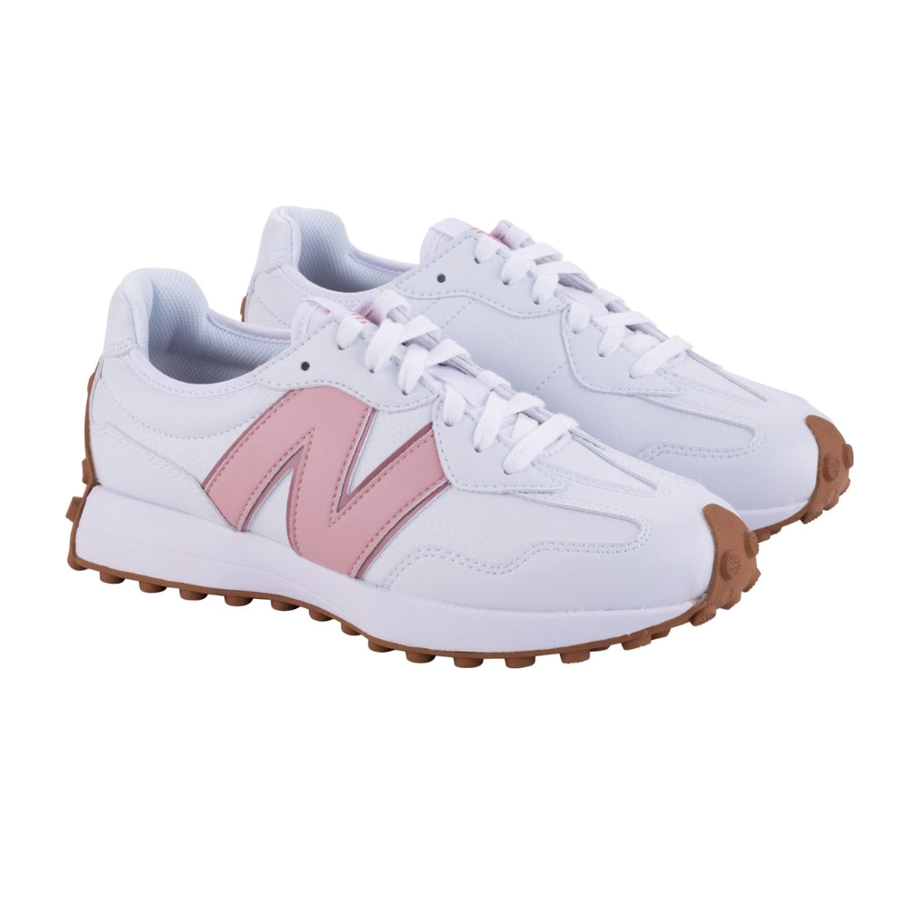 New Balance 327 SL Ladies Spikeless Golf Shoes 2025 - White / Pink   
