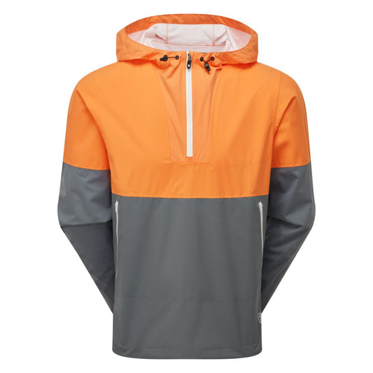 FootJoy HydroLite X Waterproof Pullover Golf Hoodie 2025 - 37817 Solar / Basalt M