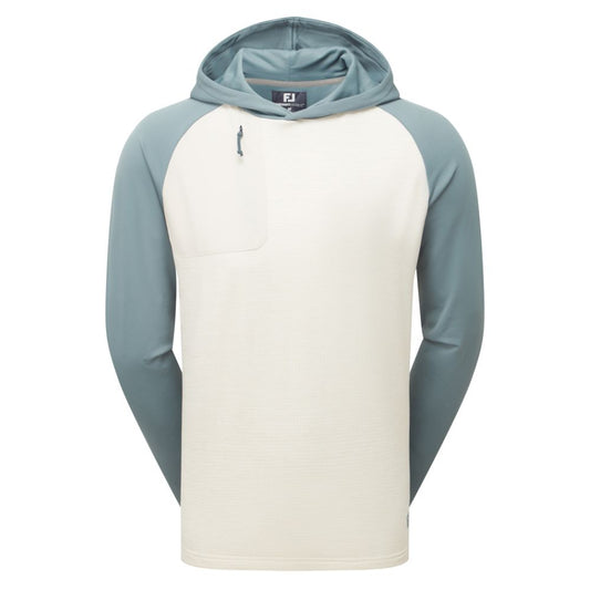 FootJoy ThermoSeries Pullover Golf Hoodie 2025 - 37835 Stone / Green M