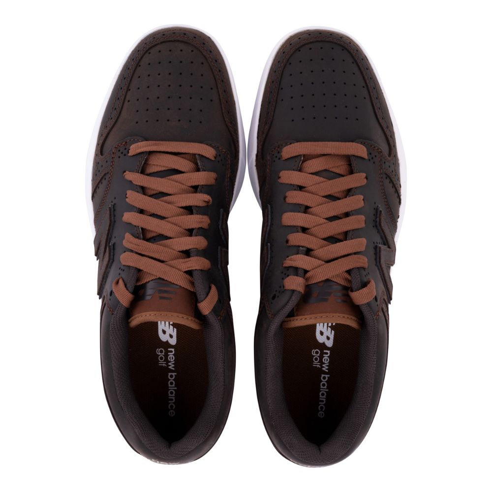 New Balance 480 SL Mens Spikeless Golf Shoes 2025 - Brown Leather - Limited Edition