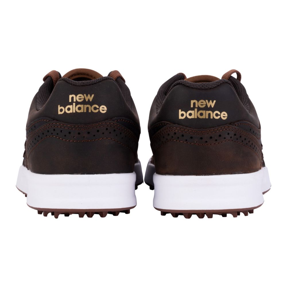New Balance 480 SL Mens Spikeless Golf Shoes 2025 - Brown Leather - Limited Edition