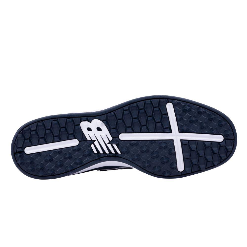 New Balance 480 SL Mens Spikeless Golf Shoes 2025 - White / Navy   