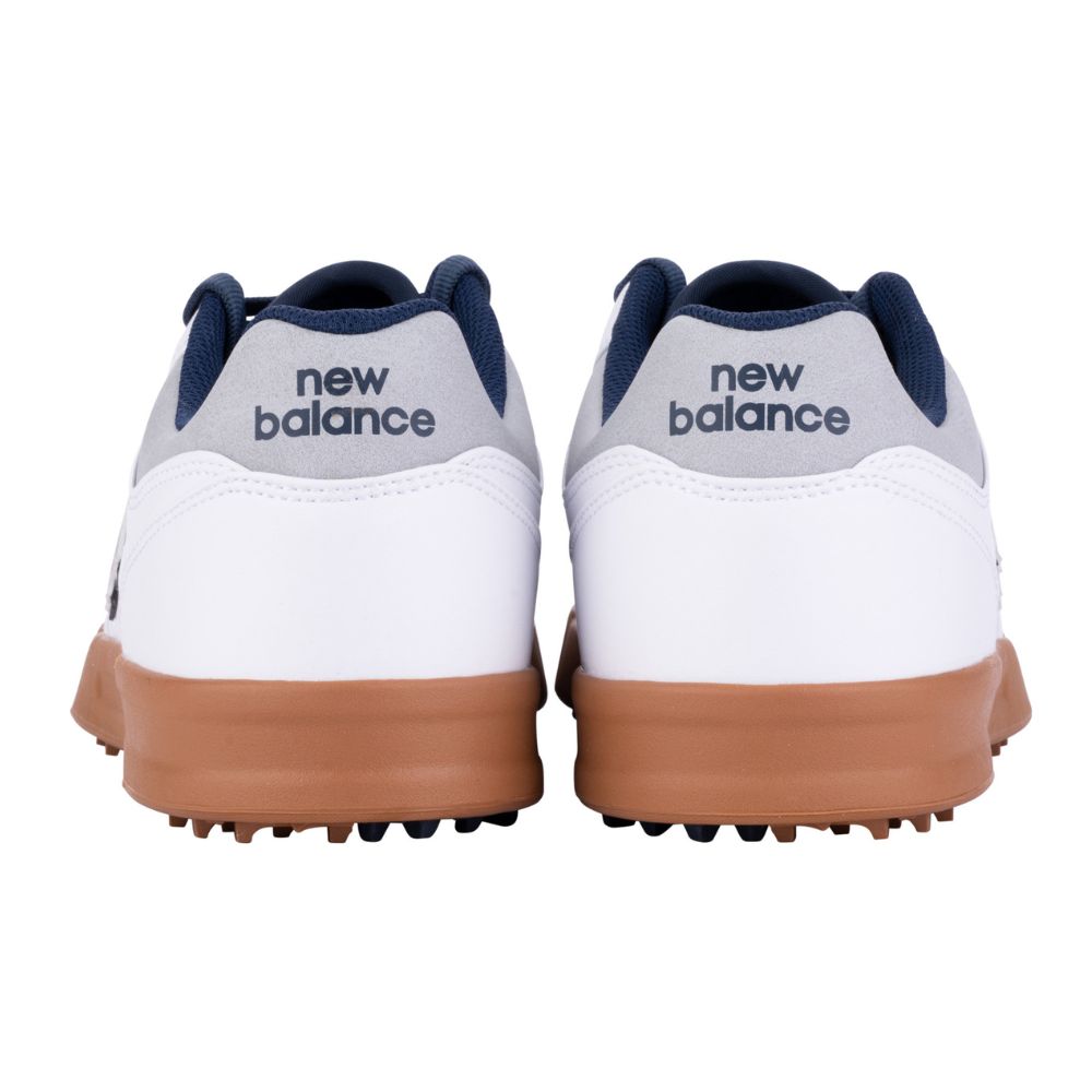 New Balance 480 SL Mens Spikeless Golf Shoes 2025 - White / Brown
