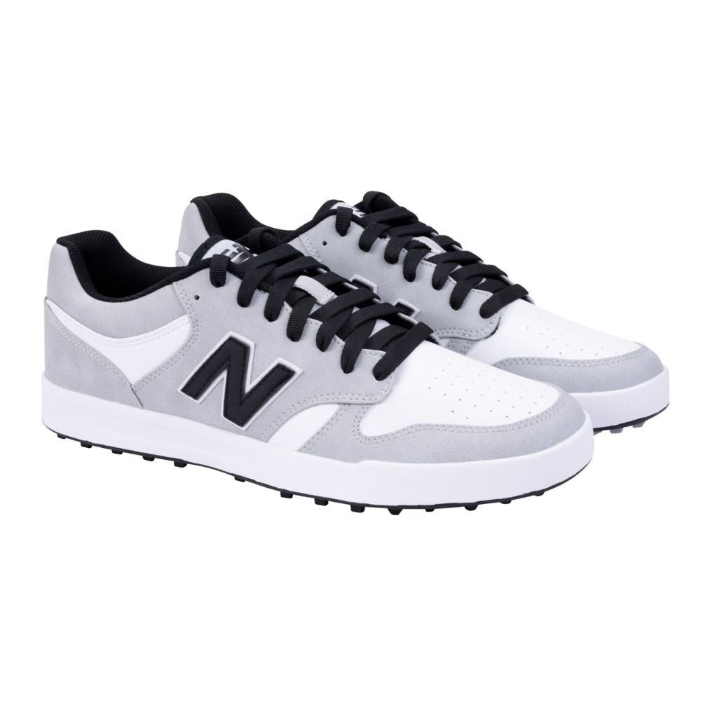 New Balance 480 SL Mens Spikeless Golf Shoes 2025 - Grey / White   