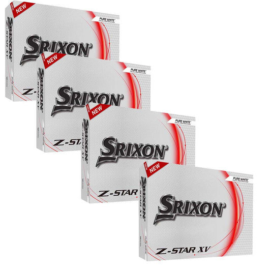 Srixon Z-Star XV Gen 8 Golf Ball - White - 4 For 3 Offer White  