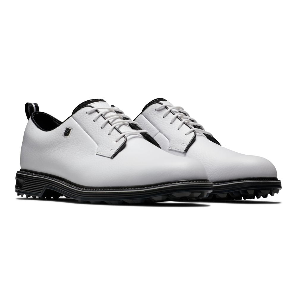 Footjoy Premiere Series Field Spikeless Golf Shoes - White Black 54327   