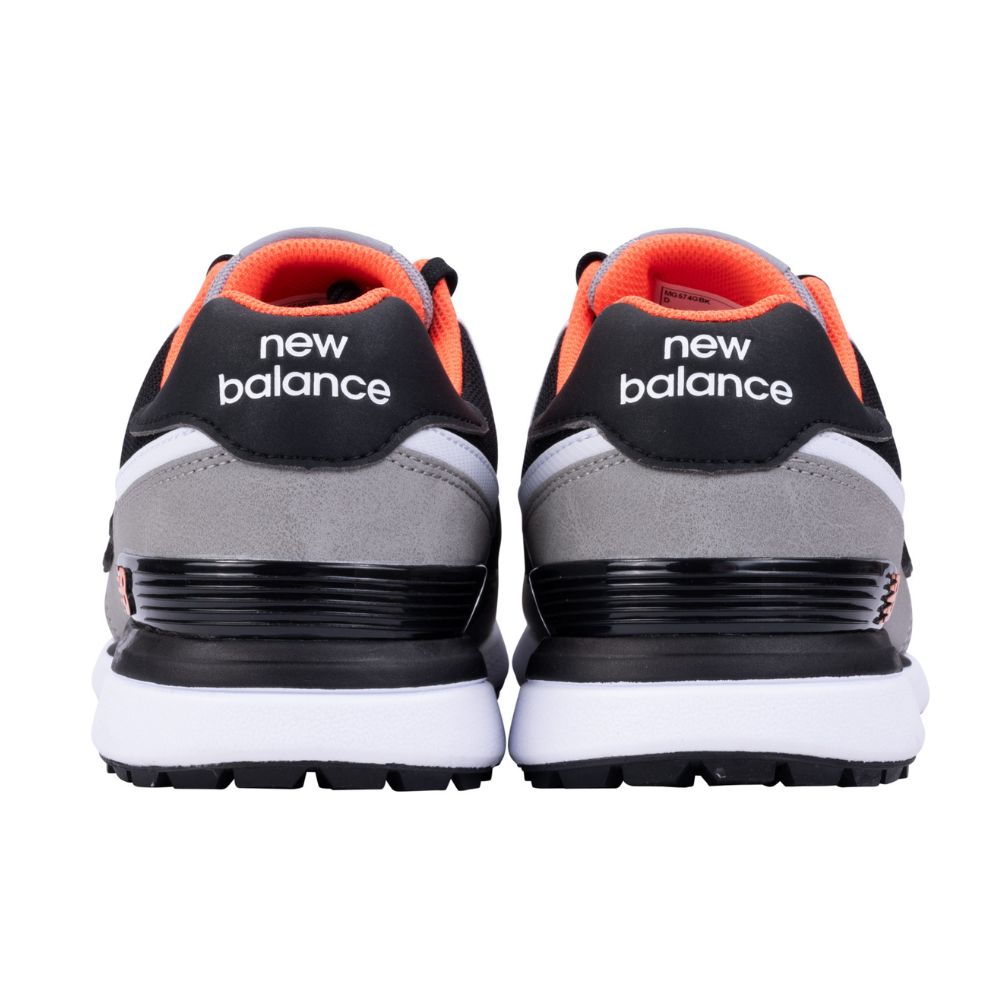 New Balance 574 Greens V2 Mens Spikeless Golf Shoes 2025 - Grey / Black   