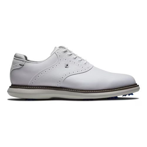FootJoy Traditions Spiked Golf Shoes - 57903 White 7