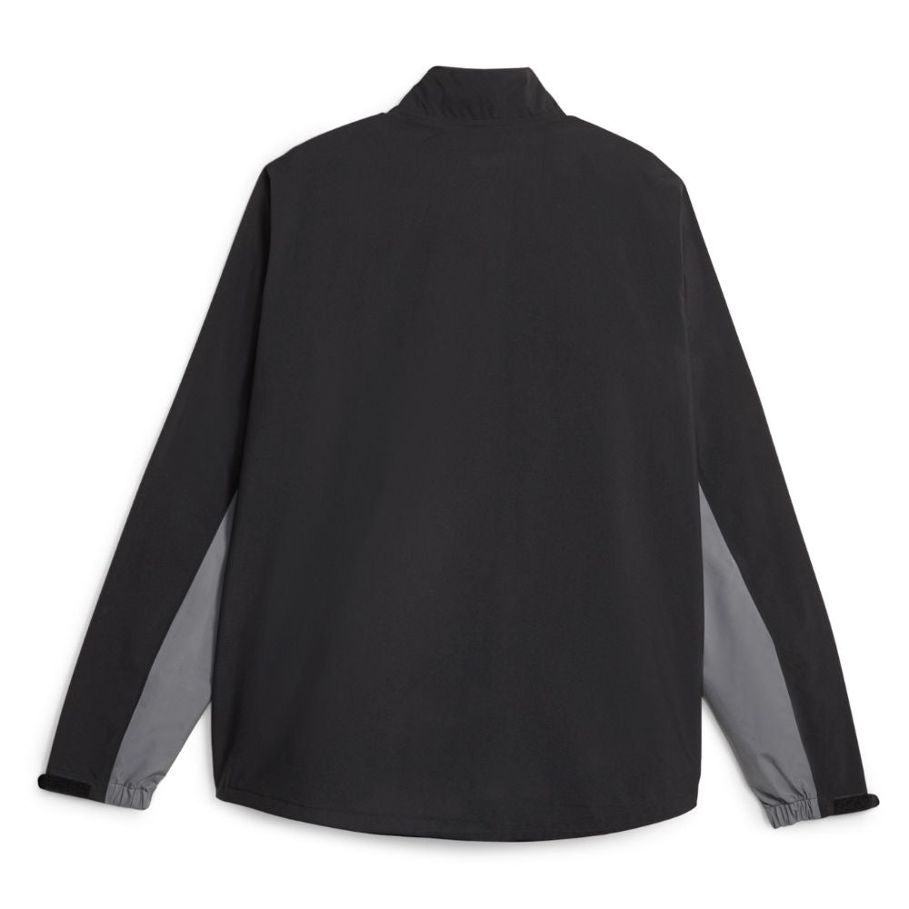 PUMA DRYLBL Men's Golf Rain Jacket 2026 - Black / Slate Sky