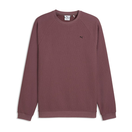 PUMA Boulder 2.0 Men's Golf Crewneck Top 2026 - Rich Cocoa Rich Cocoa M