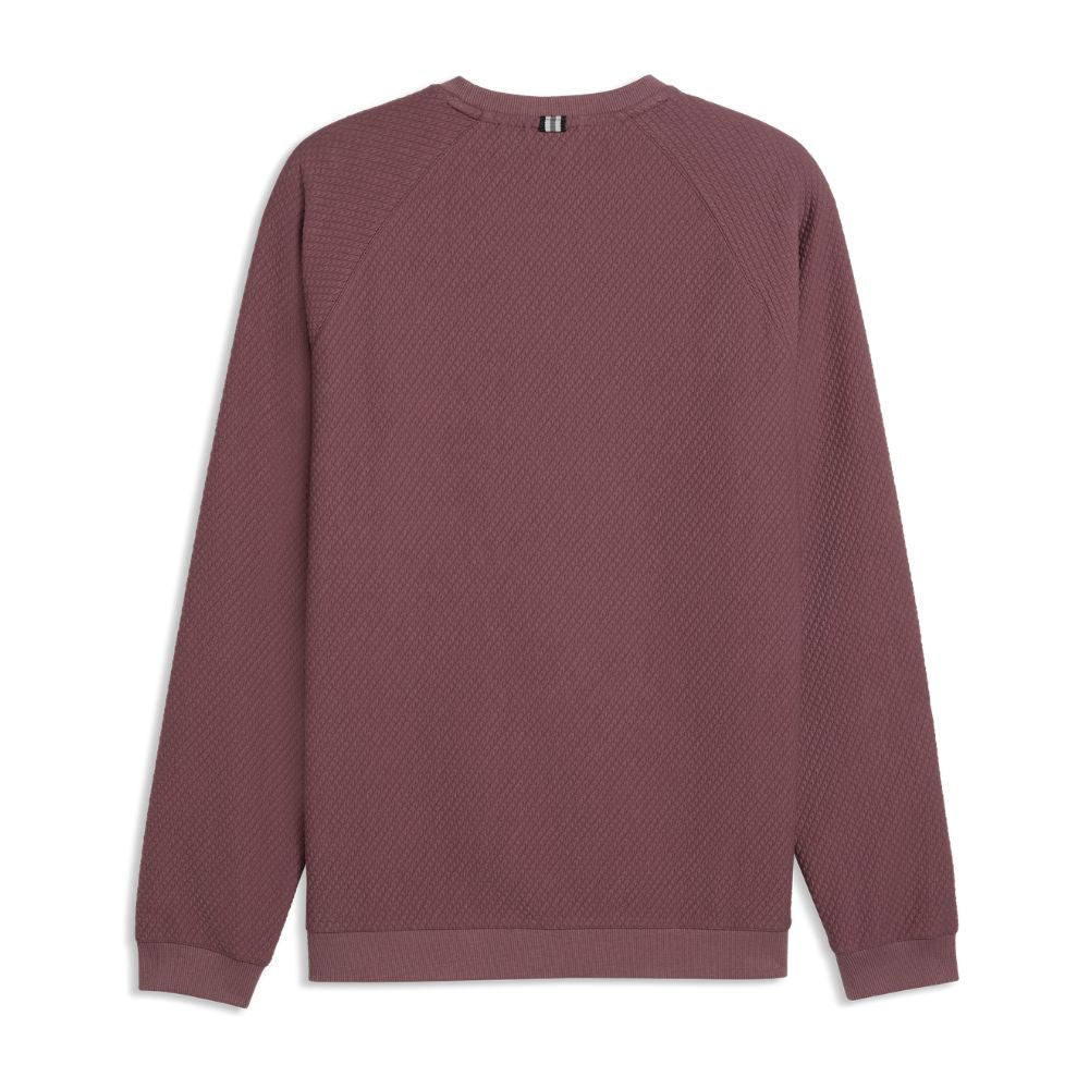 PUMA Boulder 2.0 Men's Golf Crewneck Top 2026 - Rich Cocoa