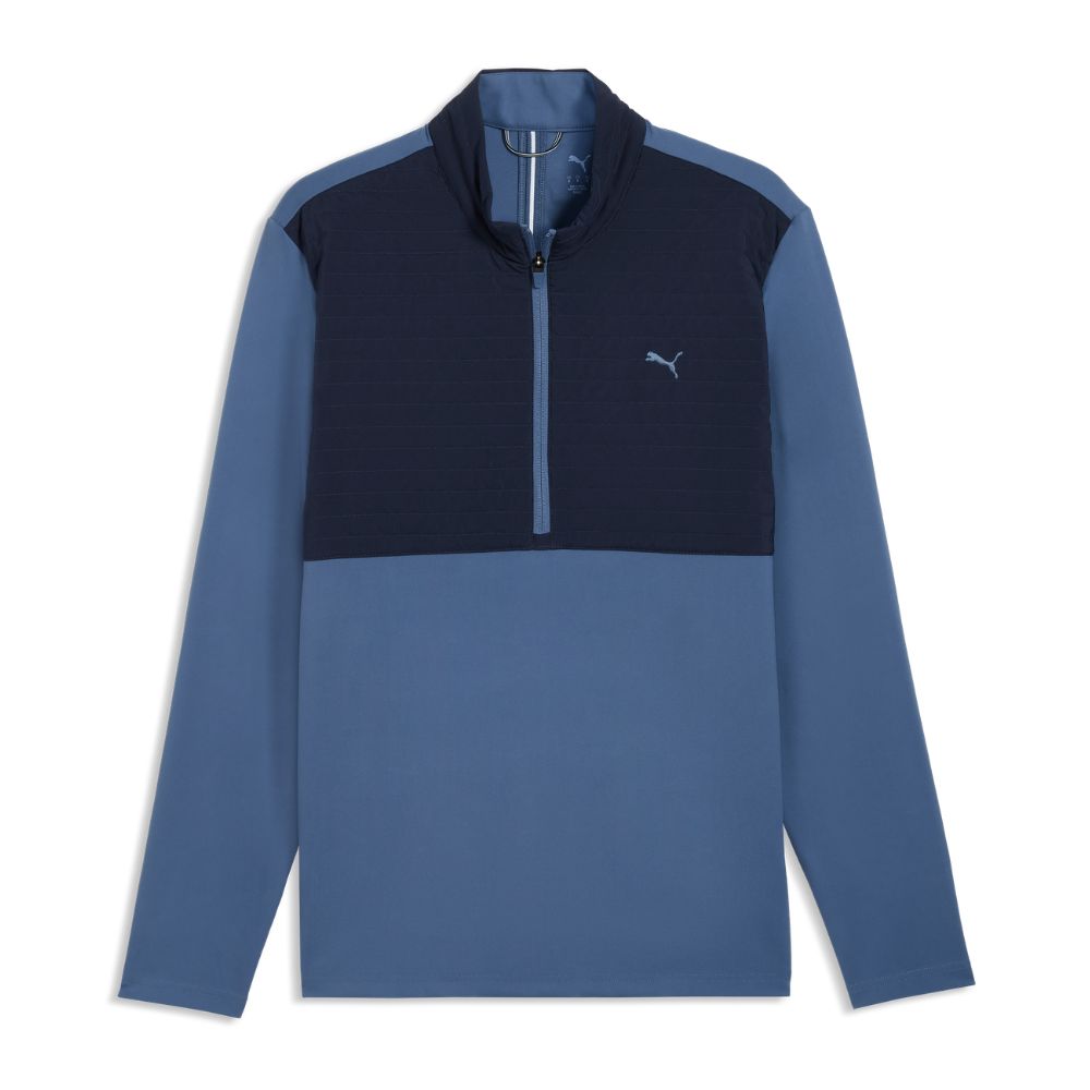 PUMA Cloudspun Tech Hybrid 1/2 Zip Men's Golf Top 2026 - Deep Navy Deep Navy M