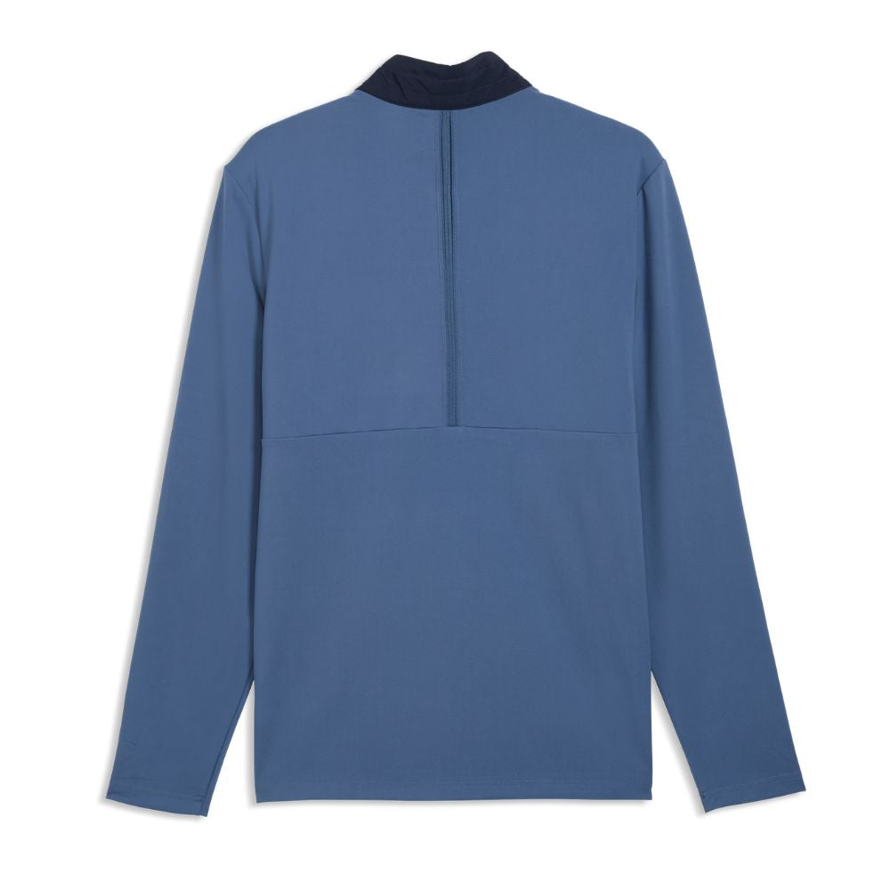 PUMA Cloudspun Tech Hybrid 1/2 Zip Men's Golf Top 2026 - Deep Navy
