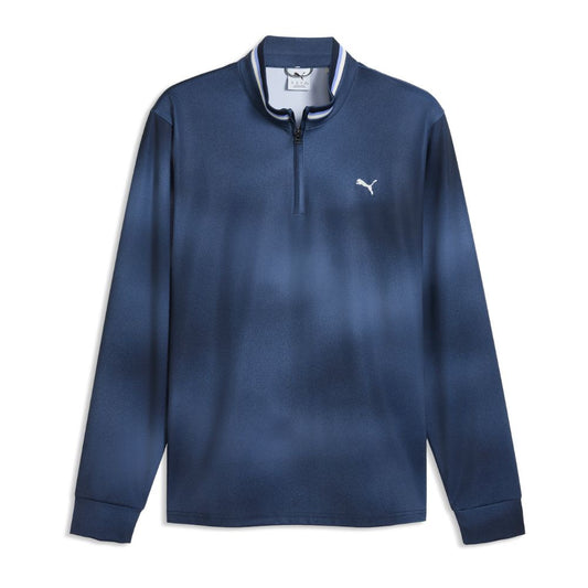 PUMA Coastal Claret 1/4 Zip Men's Golf Top 2026 - Deep Navy Deep Navy M