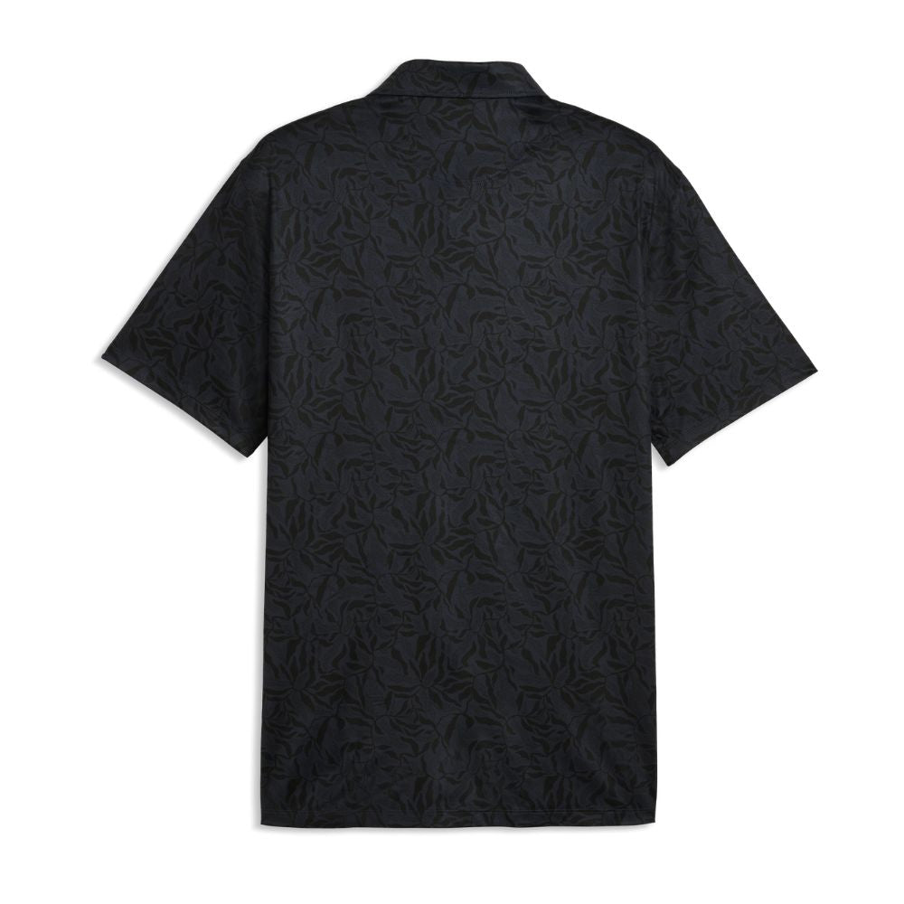 PUMA Marine Botanical Men's Golf Polo Shirt 2026 - Black