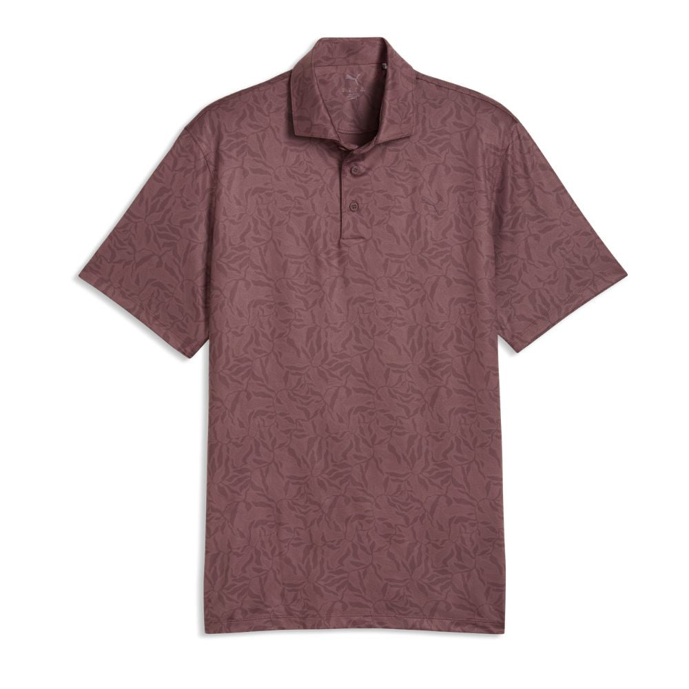 PUMA Marine Botanical Men's Golf Polo Shirt 2026 - Rich Cocoa Rich Cocoa M
