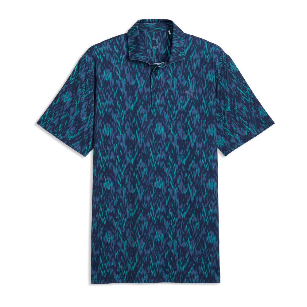 PUMA Northern Lights Men's Golf Polo Shirt 2026 - Deep Navy Deep Navy M