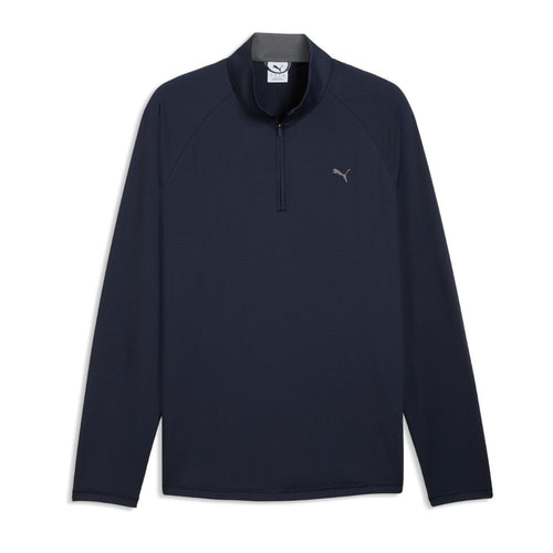 PUMA Pure Grid 1/4 Zip Men's Golf Top 2026 - Deep Navy Deep Navy M