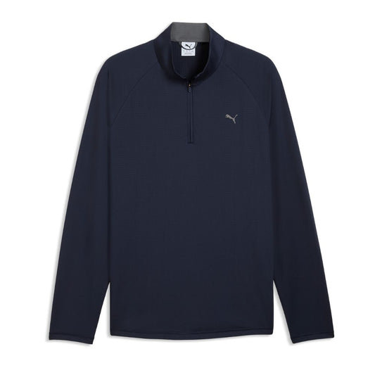 PUMA Pure Grid 1/4 Zip Men's Golf Top 2026 - Deep Navy Deep Navy M