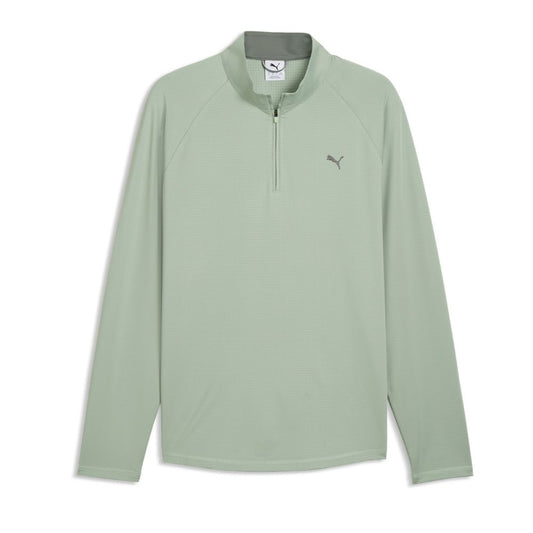 PUMA Pure Grid 1/4 Zip Men's Golf Top 2026 - Soft Grass