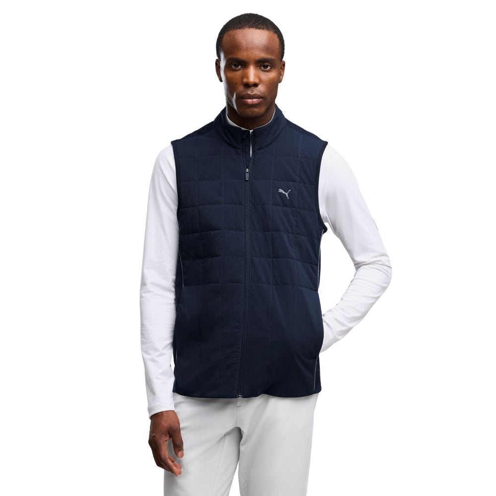 PUMA Cloudspun Fleece Hybrid Men's Golf Vest 2026 - Deep Navy