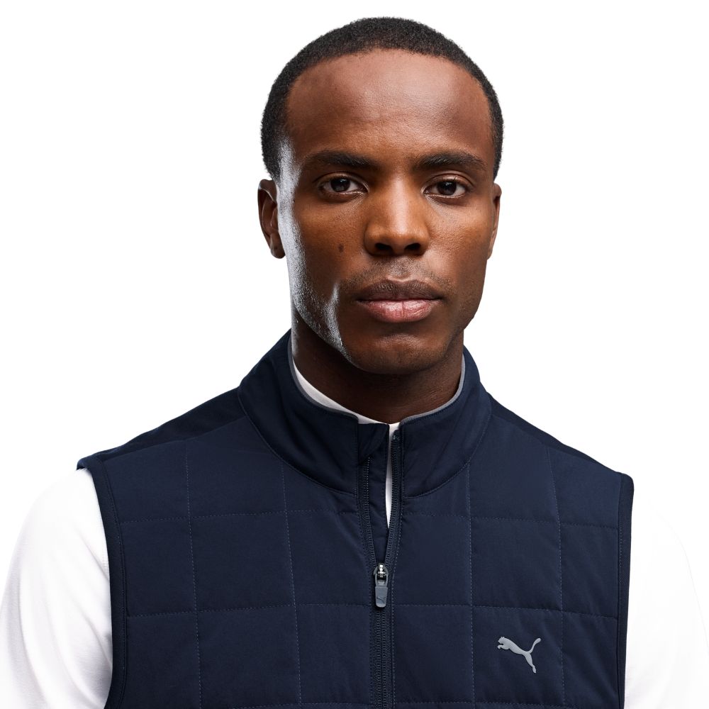 PUMA Cloudspun Fleece Hybrid Men's Golf Vest 2026 - Deep Navy