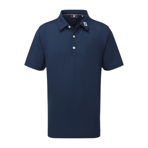 FootJoy Junior Stretch Pique Solid Polo Shirt 2025 - 92746 Navy M