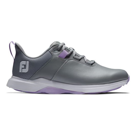 Footjoy Prolite Ladies Spikeless Golf Shoes 98204 Grey / Lilac / White 98204 4 