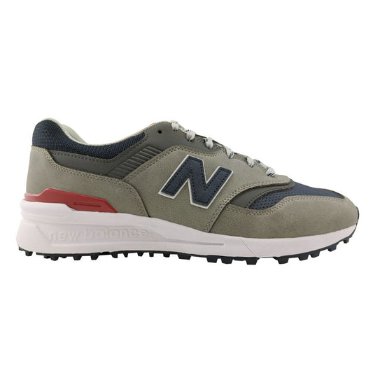 New Balance 997G Mens Spikeless Golf Shoes 2024 White / Navy 8 