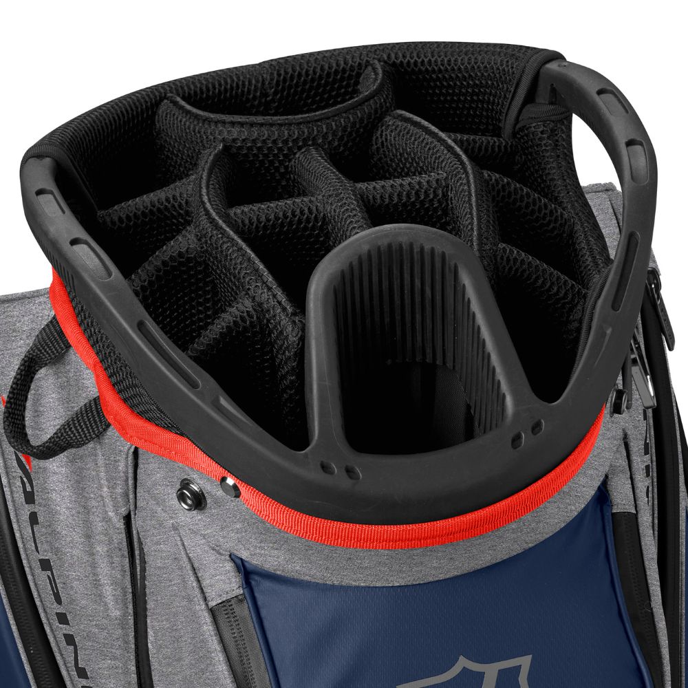 Wilson Golf Alpine Dry Cart Bag 2025 - Grey / Navy / Red