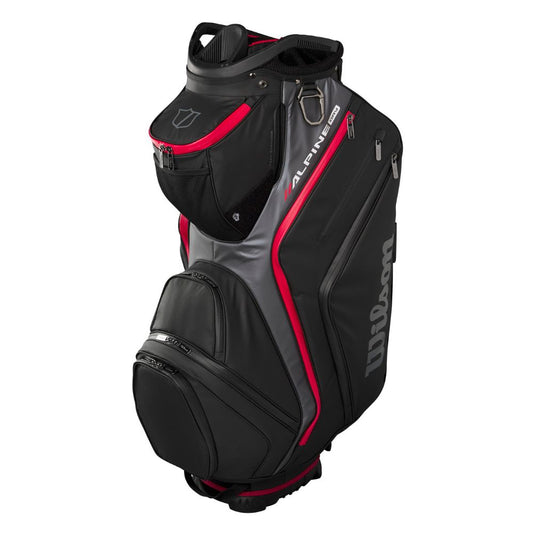 Wilson Golf Alpine Dry Cart Bag 2025 - Black / Grey / Red Black/ Grey / Red