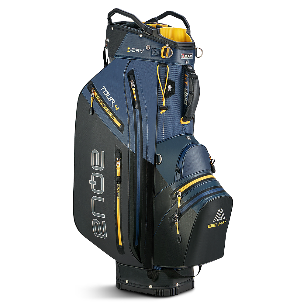 Big Max Aqua Tour 4 Golf Cart Bag - Navy Black Corn