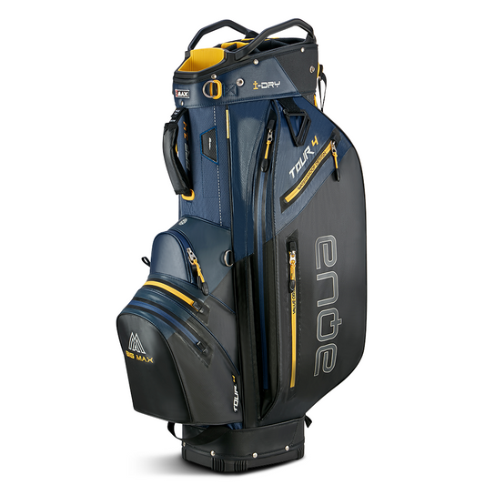 Big Max Aqua Tour 4 Golf Cart Bag - Navy Black Corn 2024 Navy / Black / Corn  