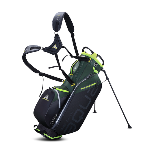 Big Max Aqua Eight G Golf Stand Bag 2024 - Forest Green Forest Green / Black / Lime  