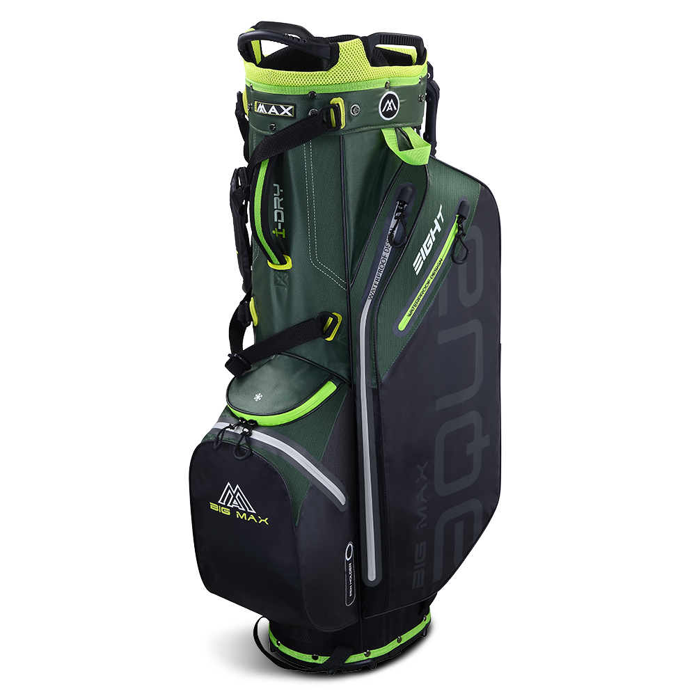 Big Max Aqua Eight G Golf Stand Bag - Forest Green