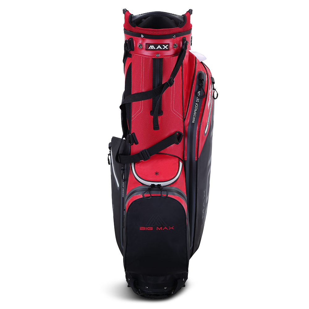 Big Max Aqua Eight G Golf Stand Bag - Red Black
