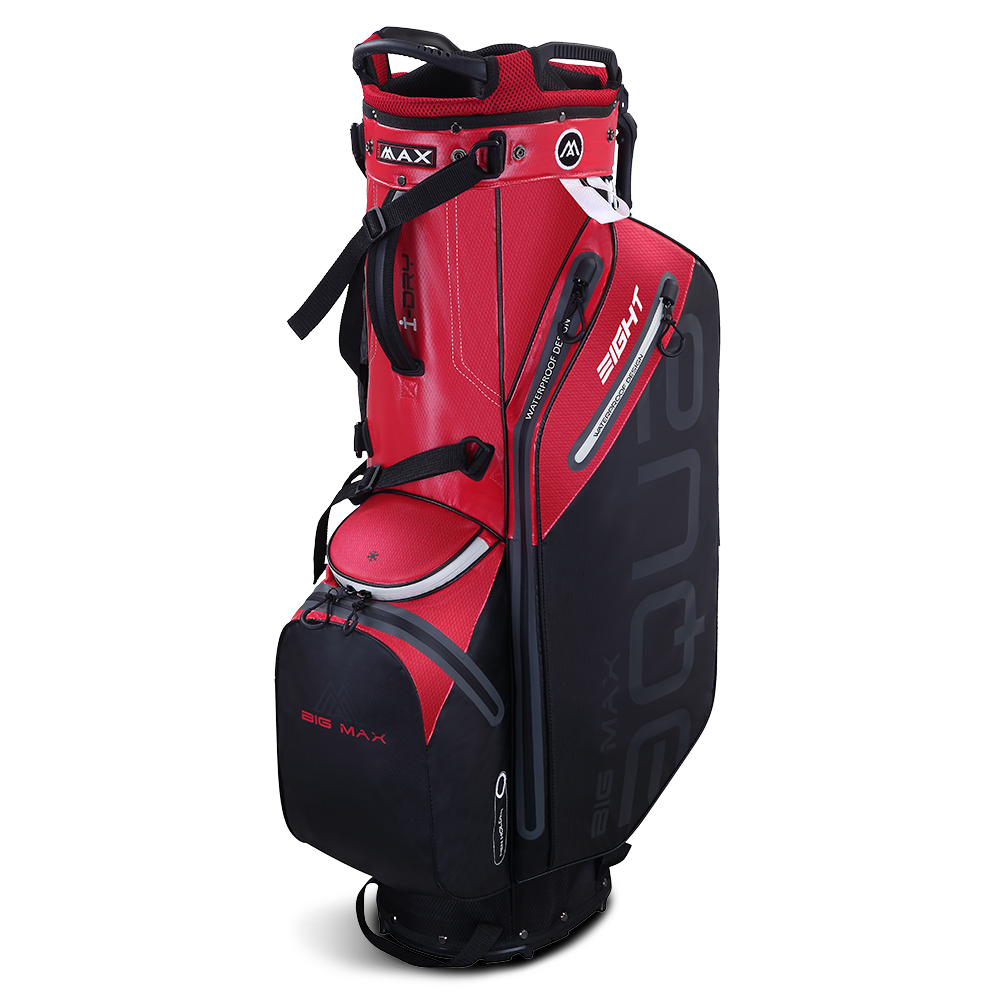 Big Max Aqua Eight G Golf Stand Bag - Red Black 2024   