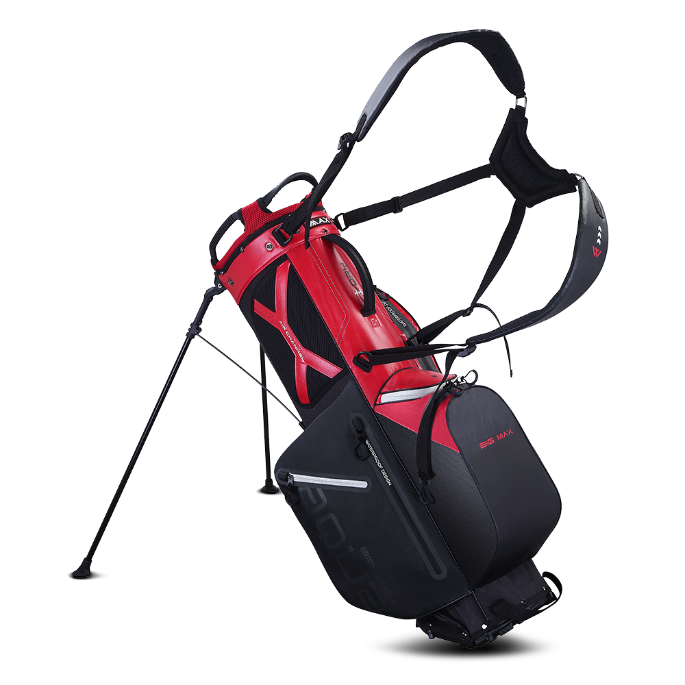 Big Max Aqua Eight G Golf Stand Bag - Red Black