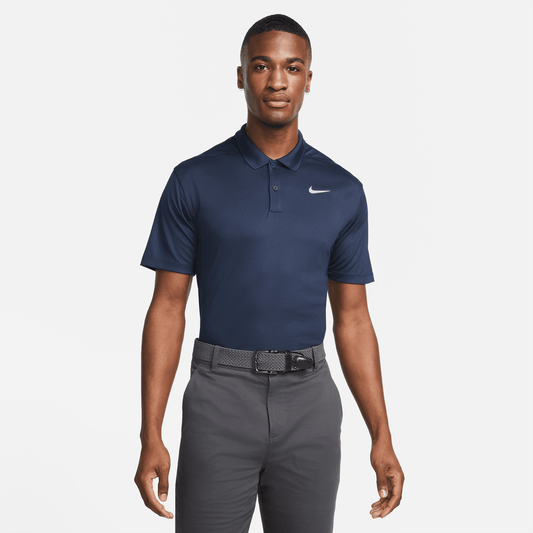 Nike Golf Dri-FIT Victory Solid Polo Shirt DH0822-451 Obsidian / White 451 S