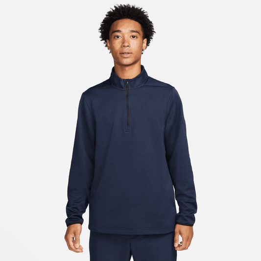 Nike Golf Therma-FIT Victory Men's 1/4-Zip Golf Pullover Top DN1947 Midnight Navy / Black 410 M 