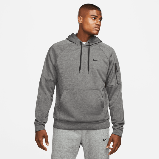Nike Golf Men's Therma-FIT Hooded Fitness Pullover DQ4834 Charcoal Heather / Dark Smoke Grey / Black 071 M 
