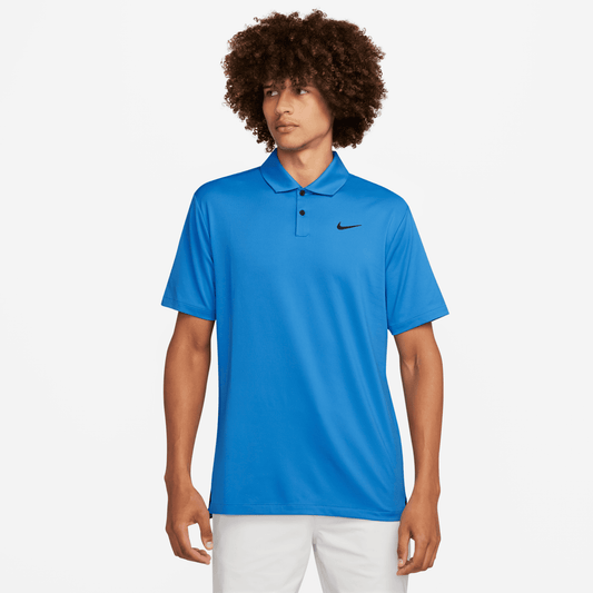 Nike Golf Dri-FIT Tour Solid Polo Shirt DR5298 - 435 Light Photo Blue / Black 435 M 