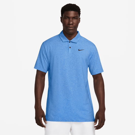 Nike Golf Dri-FIT Tour Solid Heather Polo Shirt DV3123 - 435 Light Photo Blue / Black 435 M 