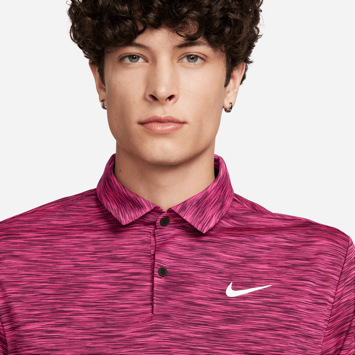 Nike Golf Dri-FIT Tour Mens Space Dye Polo Shirt DX6091   